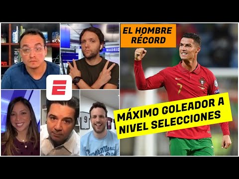 OTRO RÉCORD de Cristiano Ronaldo. MÁXIMO GOLEADOR a nivel selecciones. ¿Qué le sigue | Exclusivos