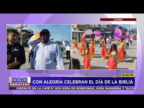 Asi se celebró el día de la biblia en Copán y Danlí, El paraíso