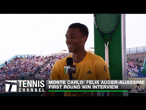 Felix Auger-Aliassime Feeling Comfortable At Second Home | Monte Carlo First Round