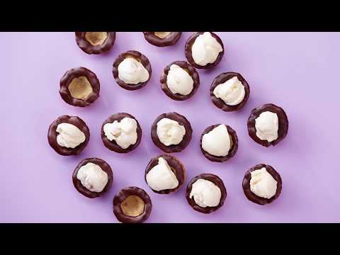 How to Bake Mini Cookie Cups with Cookie Ice Cream