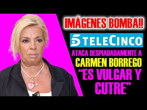 IMÁGENES BOMBA!! TELECINCO ATACA DESPIADADAMENTE a CAREN BORREGO: “ES VULGAR Y CUTRE”