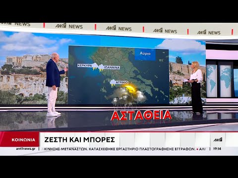 Καιρός: Ο καύσωνας υποχωρεί αλλά οι υψηλές θερμοκρασίες παραμένουν