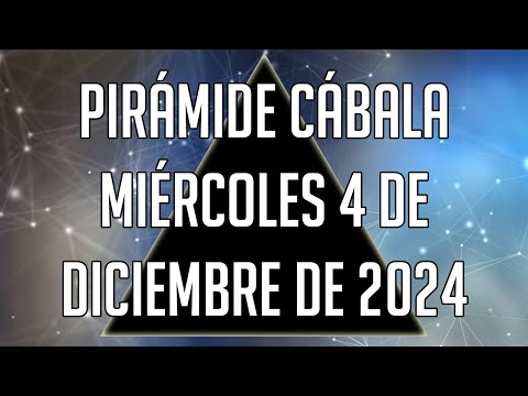 ? Pirámide Cábala para el Miércoles 4 de Diciembre de 2024 - Lotería de Panamá