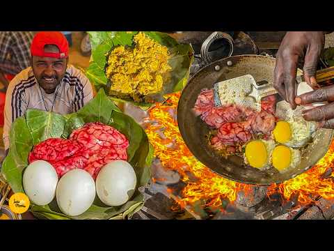 Jharkhandi Adivasi Brain Anda Fry Recipe In Ranchi l Ranchi Street Food