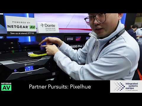 ISE 2025: Hart Guo from Pixelhue Talks Cutting-Edge Display Technology with NETGEAR AV