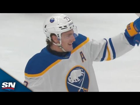 Tage Thompson Steals Puck Off Tristan Jarry For Opening Minute Goal