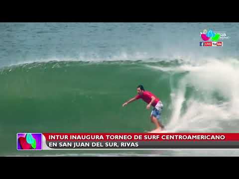 Inauguran Torneo de Surf Centroamérica en San Juan del Sur, Rivas