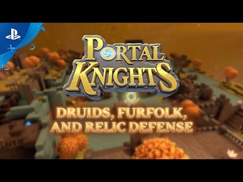 Portal Knights - Druids, Furfolk and Relic Defense - Launch Trailer | PS4