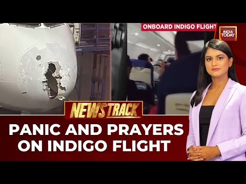 Indigo Flight Lands Safely After Hailstorm Damage: Passengers' Harrowing Mid-Air Experience