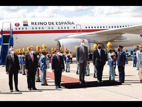 Llegada de S.M. el Rey a la República de Honduras