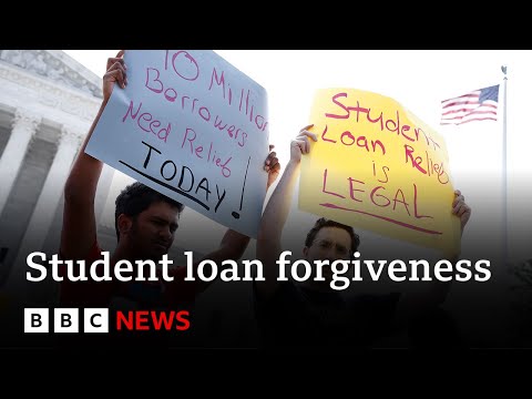US Supreme Court strikes down President Biden student loan forgiveness plan - BBC News