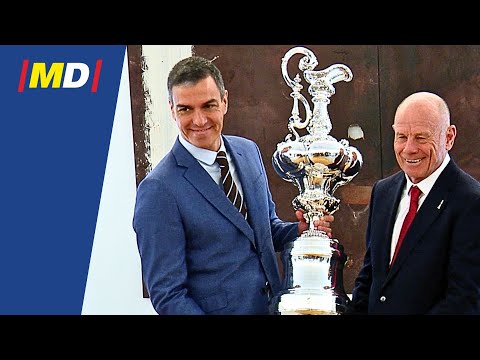 AMERICA'S CUP: Sánchez se reúne con el CEO de Copa Amércia Grant Dalton y vicepresidenta Aurora Catà