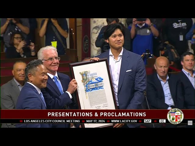 Image of City of Los Angeles names May 17 Shohei Ohtani Day