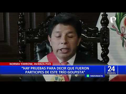 Congresistas a favor y  en contra de informe de denuncia contra exministros de Castillo