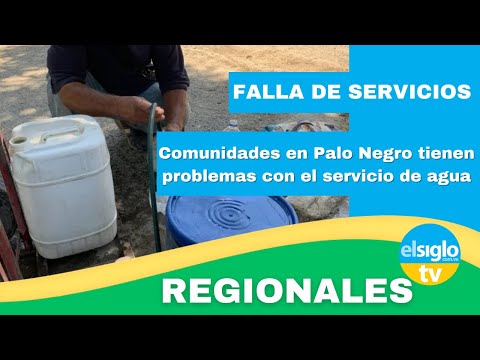 Comunidades en Palo Negro tienen problemas con el servicio de agua