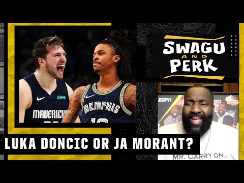 Luka or Ja Morant: Which star will replace LeBron as the future face of the NBA? | Swagu & Perk video clip