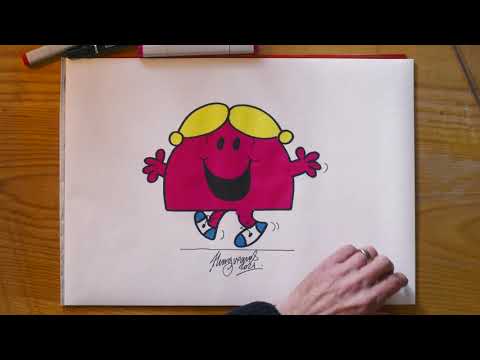marksandspencer.com & Marks and Spencer Discount Code video: M&S | How to draw Little Miss Chatterbox with Adam Hargreaves.