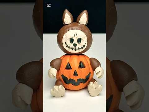 Halloween Special 🎃 Labubu Plasticine Art | OMG So Creepy!
