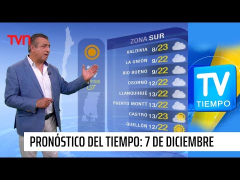 Pronóstico del tiempo: Martes 7 de diciembre | TV Tiempo