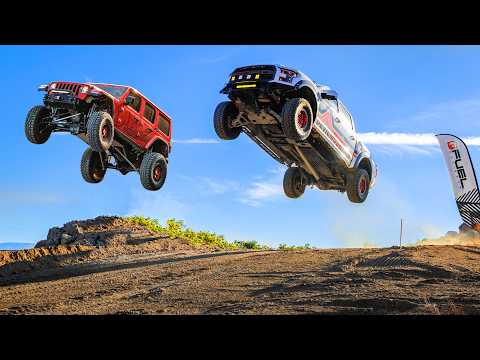 Wild Raptor vs. Jeep Showdown: Mishaps, Jumps, and Rematch Plans - Hoonigan
