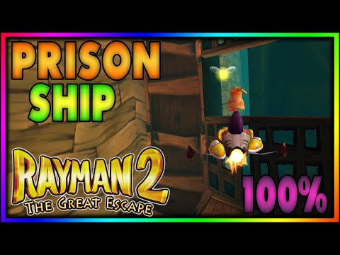 Rayman 2: The Great Escape | The Prison Ship [21/22] | 100% Walkthrough [21:9 1440p]
