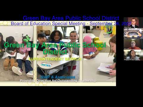 GBAPSD Board of Education Special and Regular Meetings: September 26, 2022