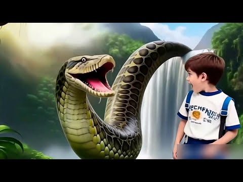 Giant Anaconda Attack at Waterfall | Boy vs Monster Snake | N K Films International