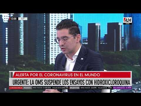 La OMS suspende los ensayos con hidroxicloroquina