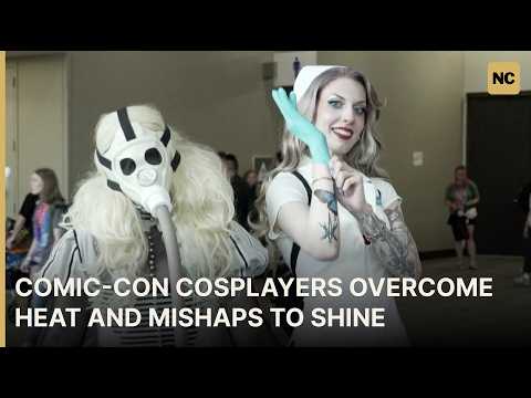 Comic-Con Cosplayers Brave Extreme Heat to Showcase Epic Costumes | AC1P