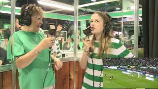 Celtic TV Fan Commentary at Celtic FC Festival! Ellie McCallister and Mary Dempsey