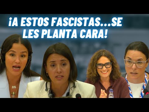 IRENE MONTERO para los PIES a VOX en EUROPA y se llevan una REPRIMENDA de la Presidenta¡F4SCISTAS!