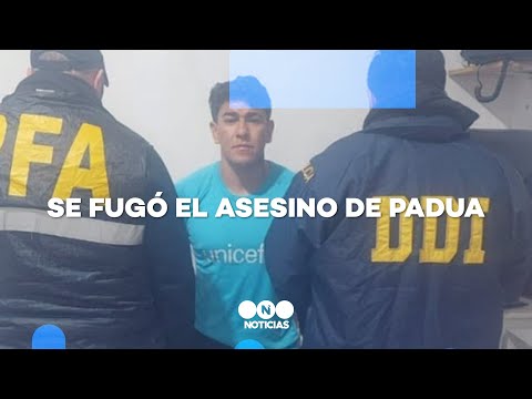SE FUGÓ de una COMISARÍA el ASESINO de PADUA - Telefe Noticias