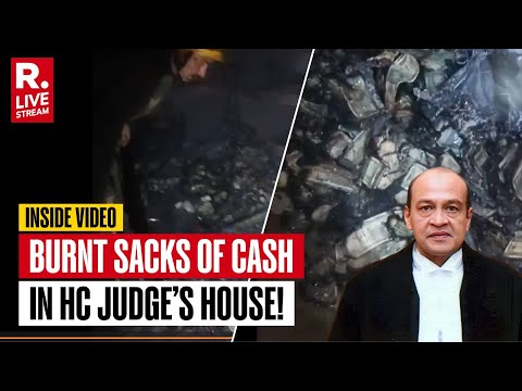 Video of Sacks Of Cash Being Burnt At Justice Varama's House Out After Media Pressure