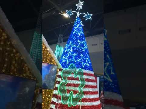 America Pride Flag Christmas Tree