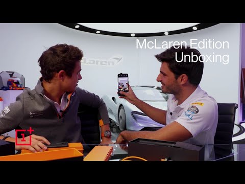 McLaren F1 Drivers Unbox the OnePlus 7T Pro McLaren Edition