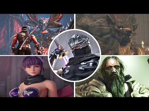 Ninja Gaiden 2 Black – All Bosses & Cutscenes + Ending (4K 60FPS) All Boss Fights