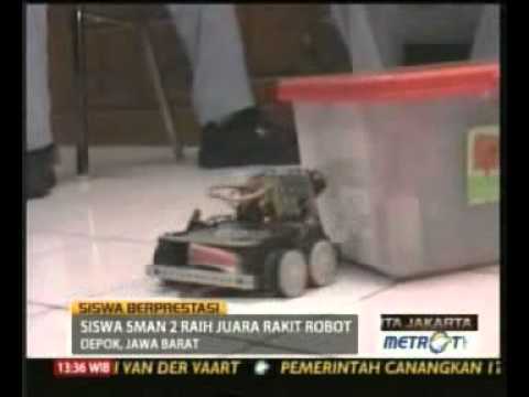 Tiga Siswa SMAN 2 Depok Juarai Kontes Robot Nasional.flv