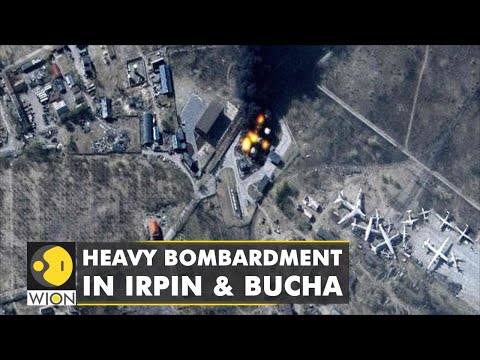 🌎Amid the ongoing Russian invasion of Ukraine Heavy bombardment reported in Irpin & Bucha | WION