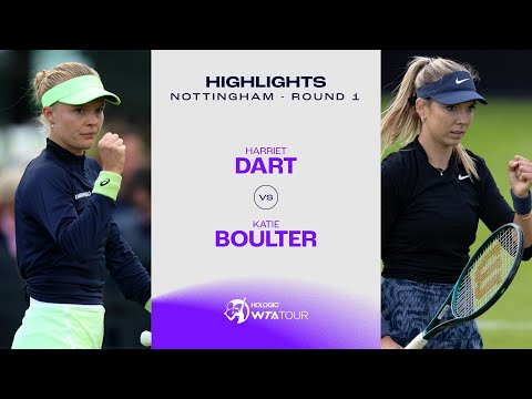 Harriet Dart vs. Katie Boulter | 2024 Nottingham Round 1 | WTA Match Highlights