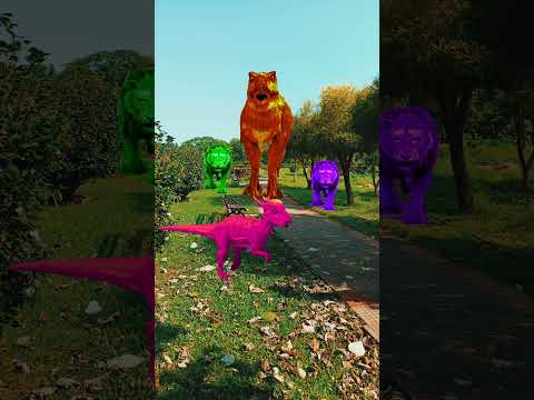 Big dinosaur Chase and chasing part-337#shorts #tendingshorts #viralshort #youtubeshorts
