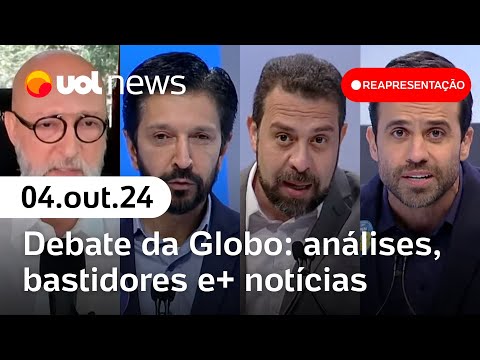 Marçal, Boulos e Nunes: quem ganhou o debate na Globo? Análises e mais | Reapresentação UOL News