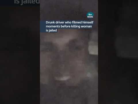 Driver ‘smashed’ at the wheel films himself before killing woman in crash #itvnews #news #crime