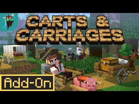CARTS & CARRIAGES ADDON Lets You Build Real Wagons, Harvest Crops & Sleep on the Road!