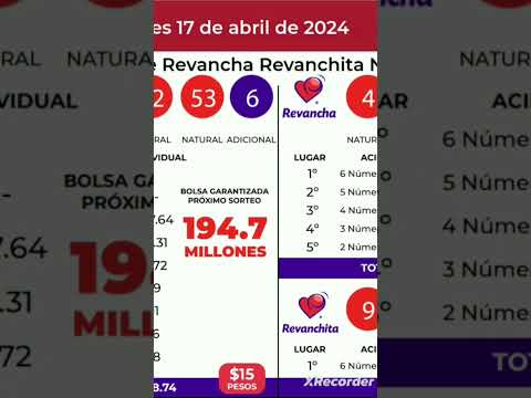 Resultados Melate Revancha Revanchita 17-04-2024 Sorteo 3888 #shorts #resultadosmelate  #ligamx