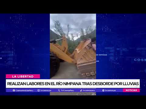 Bolívar: Se realizan labores en el río Nimpana tras desborde por lluvias