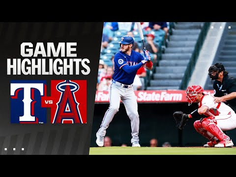 Rangers vs. Angels Game Highlights (7/8/24) | MLB Highlights