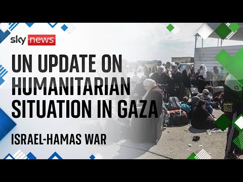 UN news conference on humanitarian situation in Gaza