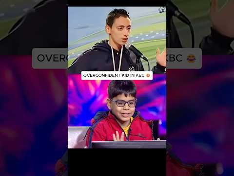 😂 KBC Kid’s Overconfident Moment! (Full Video) | Ishit Bhatt 🎯 #shorts