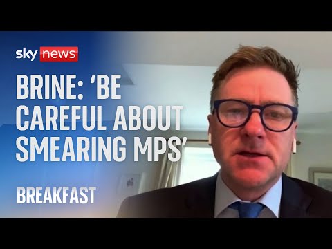 Westminster accounts: 'You should be very careful about smearing MPs' warns Steve Brine