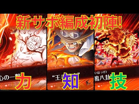 【トレクル】新超フェス限サボリーダーと力ニカの組み合わせ強すぎ！！力＆知＆技属性編成で新超フェス限＆知＆心ニカリーダー編成に挑む！！【第29回海賊祭 グランドパーティ 2日目】